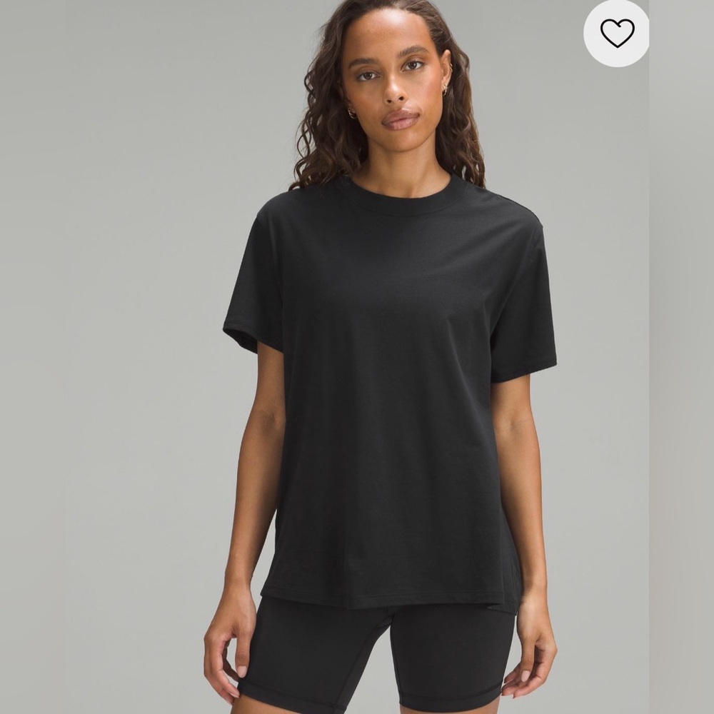Lululemon All Yours Tee size 12 Black Classic Black Women's T-Shirt